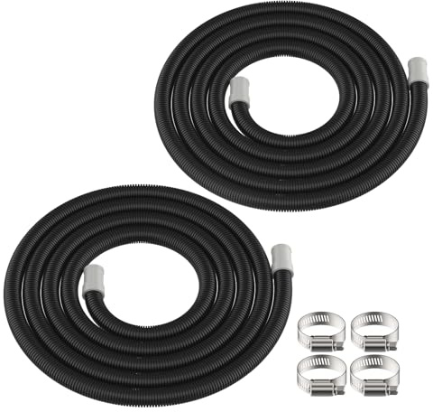 Dimakung A20015 Ribbed Hosing for Fluval 304/305/306/307/404/405/406/407 Canister Filter, Canister Filter Tubing Replacement for Fluval Fish Tank & Aquarium Filters Pump Hose, 9.8 Ft