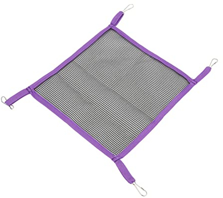 Yctze Hamac Suspendu pour Hamster – Balançoire d'été pour Petits Animaux, Lit en Respirante pour Hamsters, Chatons, Chinchillas et Plus Encore (S)