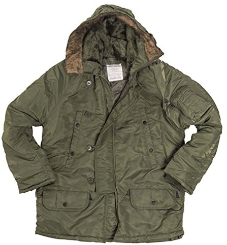Mil-Tec Unisex Us N3b Jacke, Oliv, S EU