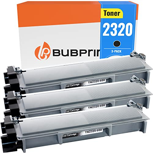Bubprint 3 Toner kompatibel als Ersatz für Brother TN-2320 XXL TN-2310 für DCP-L2500D DCP-L2520DW HL-L2300D HL-L2340DW HL-L2360DN HL-L2365DW MFC-L2700DN MFC-L2700DW Schwarz