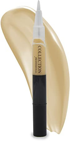 Collection Professional Correttore In Crema a lunga tenuta, Ideale per coprire le imperfezioni viola sulla pelle,occhiaie e lividi post-chirurgici,Tonalità N.07 Lemon, Giallo 3 ml