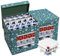 adorbox 2er Set Weihnachtskugeln Aufbewahrung, 166 Fächer Aufbewahrungsbox für Weihnachtskugeln mit Verstellbaren Trennwänden, Deckel und Griffen, für Weihnachtsschmuck, 30x30x30cm, Grün