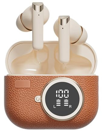 Textura de retro, auriculares intrauditivos con cancelación de ruido, auriculares deportivos | Auriculares intrauditivos inalámbricos con tiempo de uso prolongado, reducción de ruido de batería