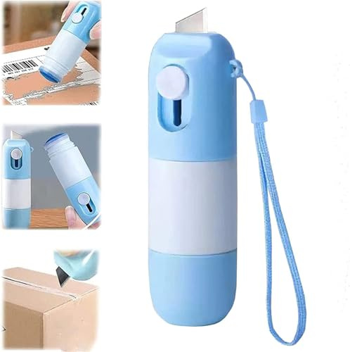 Hehimin Información De Privacidad Cobertura - Stick Borrador Etiquetas Paquete,Fluido Corrector Antifugas Data Fluid,Fluido de corrección de papel térmico con cuchillo de desempaquetado (1)