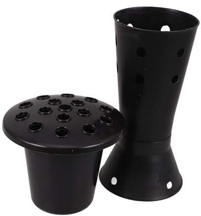 OUNONA Jarrón Cementerio Marmol Porta Flores De Cementerio con Pinchos para Tumba