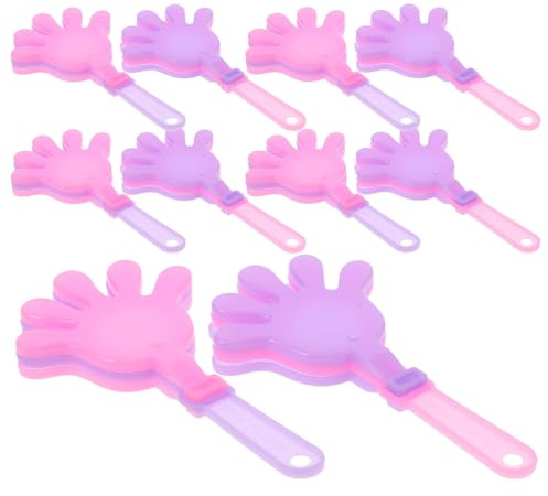 HEMOTON 60 Piezas De Matracas Castañuelas A Granel Para Fiestas Infantiles Matracas Instrumentos Musicales Rellenos Para Bolsas De Regalo Pequeños De Plástico