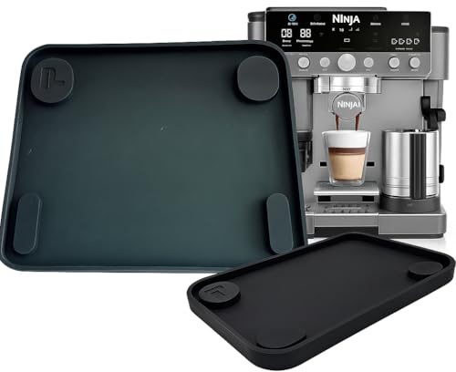 TUFF LUV Perfekt silikonmatta tillbehör kompatibel med Ninja Luxe Espresso-kaffebryggare [Essential [ES501]/Premier [ES601]/Pro [ES701]] - förhindrar vattenfläckar och läckage