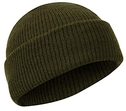 Rothco US Made Wool Watch Cap - Warm All-Weather Protection Knit Winter Hat - Olive Drab