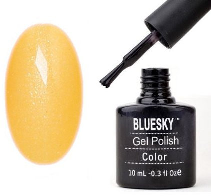 Bluesky Gel Nail Polish, Sunflower, A010, 10ml, Yellow (Requires curing under UV/LED Lamp)