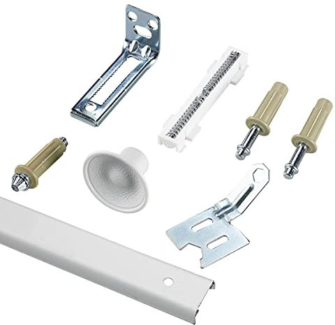 Onward Richelieu 14012WBC Bi-Fold Door Hardware Kit 24 in (610 mm), Track White Zinc Beige Finish