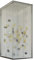 Idralite Evolution Duschkabine 90x90 cm H198 ESG-Strukturglas