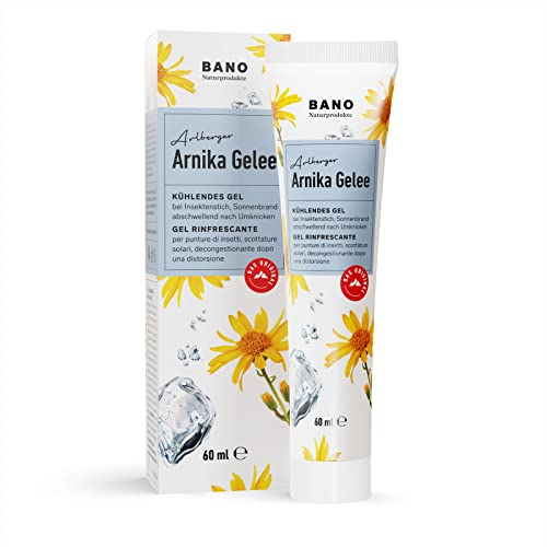 Arlberger Arnika Gelee 60ml | kühlendes, abschwellendes Gel | ideal nach Sonnenbrand | hilft bei Insektenstichen und Verstauchungen | für alle Hauttypen geeignet