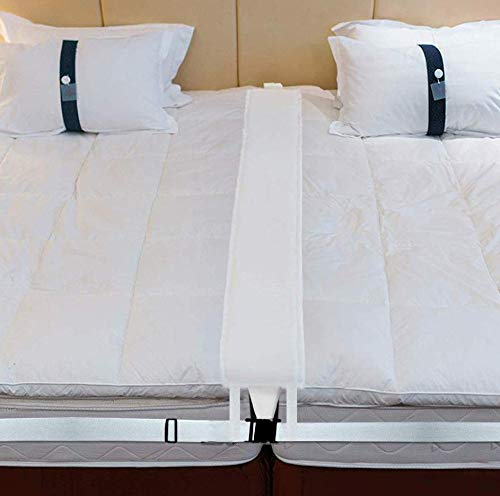 Bed Bridge Twin to King Converter Kit - 200*20cm Bed Gap Filler to Make Twin Beds Into King Connector - Twin Bed Connector King Maker & Mattress Connector for Guests Stayovers & Family Gatherings