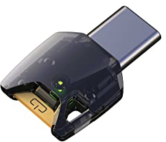 Winkeo-C FIDO2 Sicherheitsschlüssel, passwortlos und Zwei-Faktor-Authentifizierung, für PC, Tablet und Smartphone mit USB-Typ-C-Schnittstelle