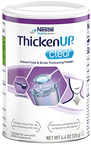 Thicken Up Clear Instant Food & Drink Thickener, Unflavored, 4.4 Oz, 1 Pack
