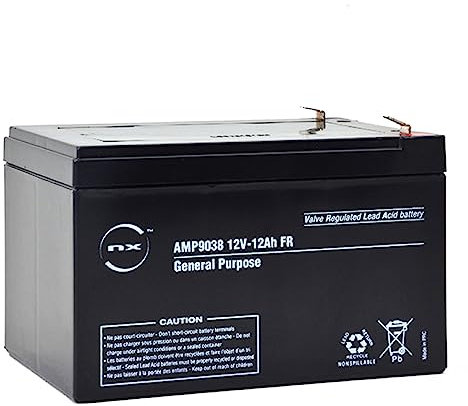 NX - NP12-12 12V 12Ah 20HR (as 10Ah, 14Ah & 15Ah) Mobility Scooter Wheelchair Battery Rechargeable Battery For UPS, Quad Bikes, Toy Car, Alarm, Electric Bike, Security Electronic devices