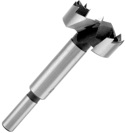 Punta Forstner da 38 mm, punte per trapano con codolo rotondo, denti multipli per legno, plastica, truciolato, compensato