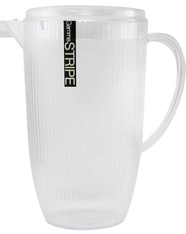 FORNOR 16701 JARRA DE PLASTICO STRIPE 2.5 L 14 x 20 x