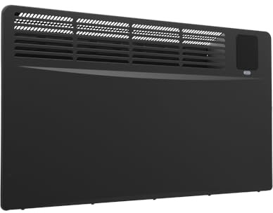 ECOSO Elio 2000W Anthracite UK Plug WiFi Convector Panel Smart Electric Heater - 420mm x 755mm