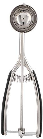 QANYEGN Cucchiaio scavino per melone, paletta per scavino in acciaio inossidabile, paletta per gelato per anguria, gelato, frutta, sorbetto (44mm)