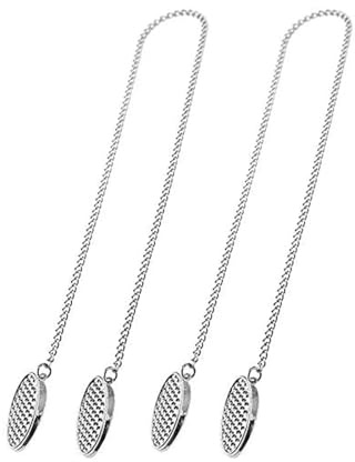 portatovagliolo catena con clip Porta tovagliolo con clip e cordino flessibile for da collo for anziani per pranzi all'aperto e feste