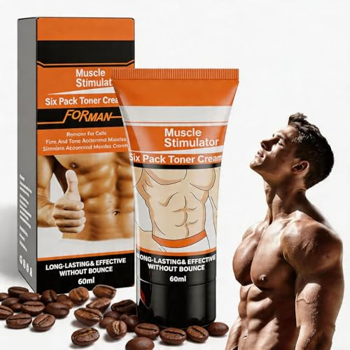 Abdominal Muscle Cream Brule Graisse, Crème Anti Cellulite Puissante avec Extraits Naturels, Creme Raffermissante Ventre Abs, pour Cuisse, Hanche, Taille, Hommes et Femmes