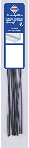 Pebaro 135-7 Scroll Saw Blades, Blue