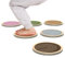 IMAYCC Stepping Stones Kids 6PCS Wooden Balance Beam Game Non-Slip Stones Encourage Toddler Balance & Motor Skills Stackable Indoor Outdoor Sensory Toys Exercise Balance & Coordination Multicoloured