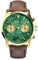 DeTomaso SORPASSO Chronograph LUSSO Gold Herren-Armbanduhr Analog Quarz Lederarmband Braun