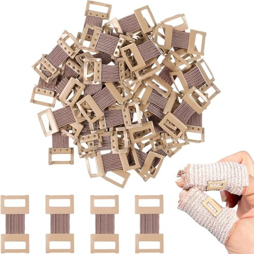 Verbandklammern,50 Stück Verbandsklammern Elastische,Verbandschnalle Elastische,Elastic Bandage Clips,Mullbinden Klammern Clips,Ür Verschiedene Bandagen Verbandsmaterial