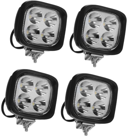 Mikinona 4 Luci a Led Per Carrelli Elevatori Faretti a Led Per Auto Luci Da Lavoro Ricambio Per Fari Anteriore Carrelli Elevatori Illuminazione Intensa Per Sicurezza Sul Lavoro Facile Installazione