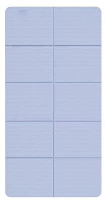 Tapis de Yoga Pliable,Tapis de Fitness AntidéRapant de 6 mm D'éPaisseur,Tapis Sport Pilates,Tapis de Gymnastique de Sport,pour Perte Poids,MéDitation,AéRobic,Avec Sac de Rangement(Blue)