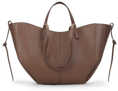 Bolso de mano de cuero ACUYE para mujer, bolso de hombro en forma de media luna, bolso de mano para señoras, bolso hobo Y2K, bolso de trabajo con cierre magnético, 39.5 EU