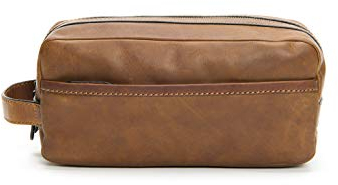 FRYE Herren Logan Large Travel Dopp Kit, Dunkelbraun, Preemie