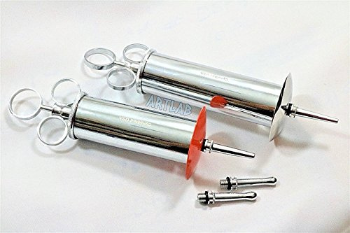 2 PC PREMIUM 3oz & 4oz Ear Syringe Wax Remover Veterinary Instruments ( CYNAMED )