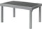 ib style Gartentisch Diplomat XXL, Ausziehbar 135-270 cm, Outdoor, Aluminium Esstisch, Gartenmöbel, Große Tischplatte aus Sicherheits Glas, Silber Anti Fingerprint
