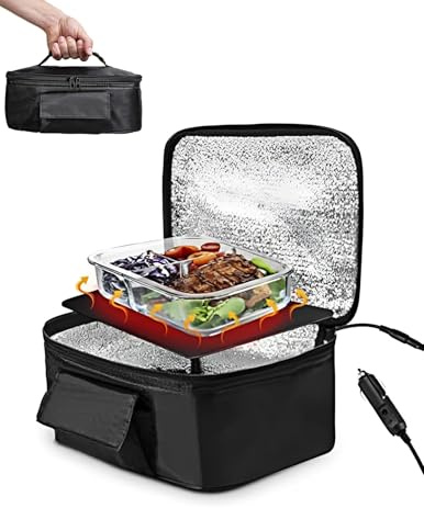 Forno a Microonde Per Auto, Forno Portatile 12V Scaldavivande Per Auto, Mini Microonde Portatile da 90 W Per Auto, Riscaldamento Rapido Microonde 12V Per Cucina da Viaggio in Campeggio