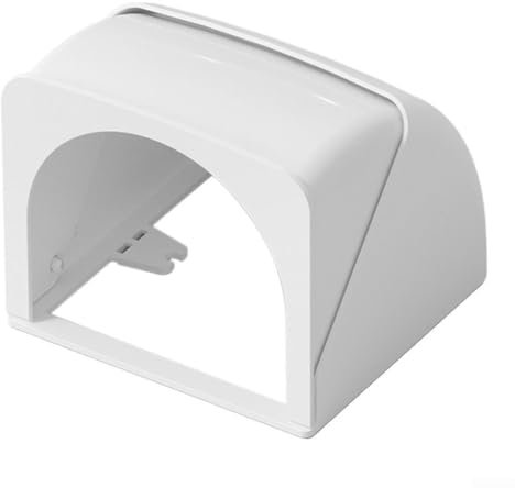 Socket Waterproof Box, Protective Cover Electric Rainproof Cover Outdoor Socket Waterproof Box Wall Plug Socket Box for Outdoor Use in Yards Gardens Or Patios(White)