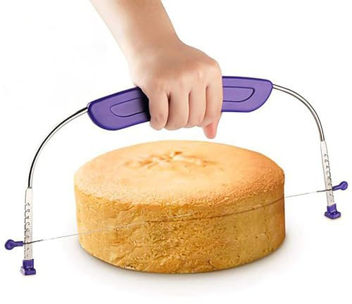 Cake Cutter, Cake Leveller, Cake Slicer, Cake Leveller Cutter, Professional Slicer for Kitchen Accessories Baking Tools (Purple)
