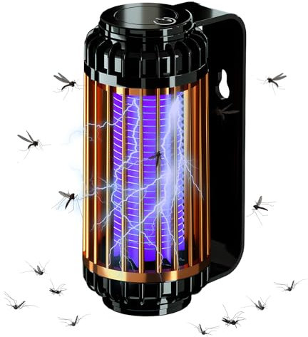 Lampe Anti Moustique, UV Tueur D'insectes Raquette Anti Moustique Electrique, Portable Pest Repellent Fly Insect Trap for Indoor & Outdoor