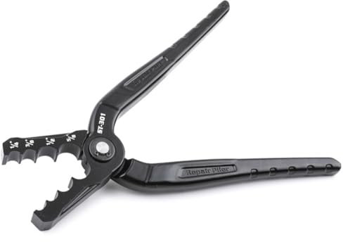 Losueeun ST301 Copper Pipe Repair Pliers Versatile Round Nose Pliers Tool Compound Rounder and Flat Folding Tube Quickly Fix Leaks