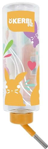 Kerbl Pet Trinkflasche Kerbl Pet, 500 ml, Kaninchenflasche, Nagerflasche, Kunststoff, Kaninchen, Nager