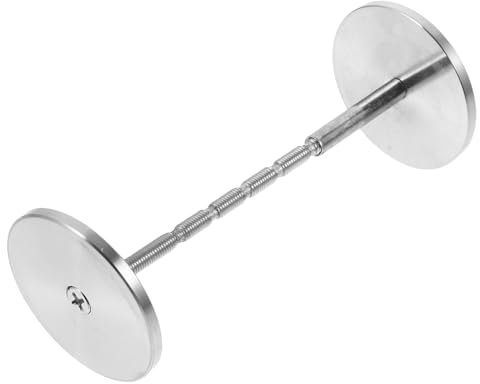 Hemobllo Plaque de Acier Inoxydable pour Trou de Serrure de Porte Cache Trou Élégant pour Verrouillage Installation Facile Sécurise Décore Votre Entrée