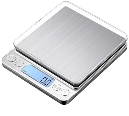 Báscula de cocina y alimentos Báscula Digital de cocina de 3000g/0,1g, báscula pequeña for joyería, báscula for alimentos, peso Digital, báscula Digital de gramos y Oz con LCD/tara Báscula digital par