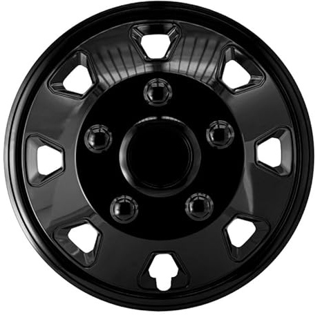 Radkappen Radzierblenden kompatibel mit FIAT Ducato Itah 15 Zoll Schwarz 4 Stück