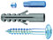 GAH-Alberts Set de 4 vis galvanisées pour fixation de grille de fenêtre, 554385