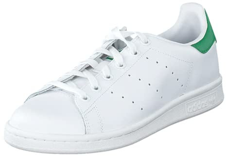 Adidas Stan Smith, Unisex-Kinder Sneakers, Weiß (Ftwr White/Ftwr White/Green), 35.5 EU