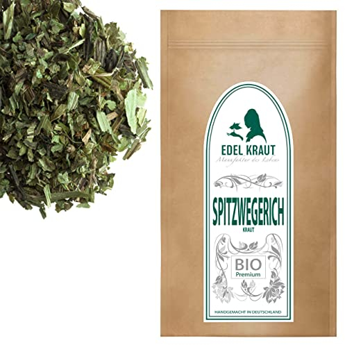 EDEL KRAUT | BIO Spitzwegerichkraut Tee geschnitten - Premium Spitzwegerich - plantain leaves tea 500g
