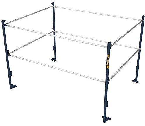 Metaltech 5ft.W x 7ft.D Scaffold Guardrail System - Model Number M-MG507K