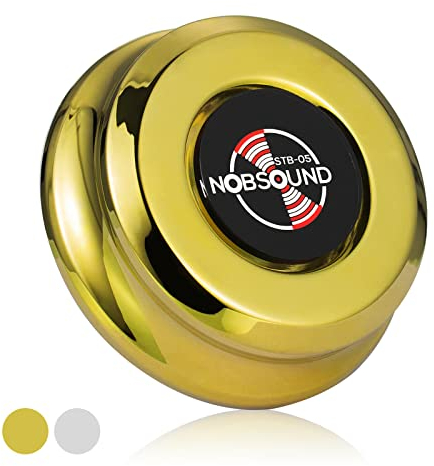 Plattenspieler Disc Record Gewicht Stabilisator - Nobsound Platten Gewicht Record Clamp Stabilisator reinem Messing für LP-Plattenspieler Record Player (STB-05) (Gold)